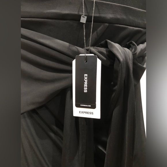 Express Black Backless Dress - Picture 11 of 16